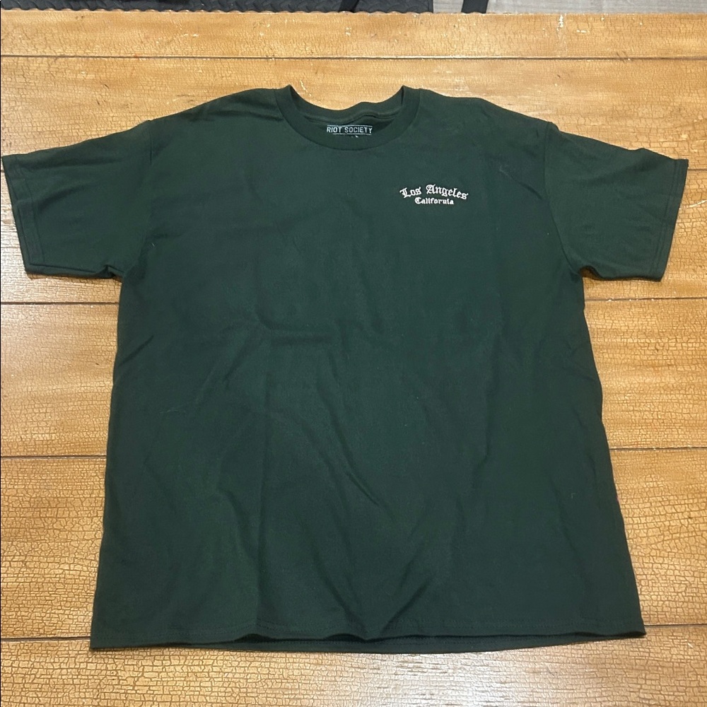 *BRAND NEW* Riot Society Los Angeles Forest Green Tee, from TILLYS